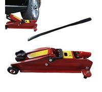 Cric hydraulique robuste de 3 tonnes pour voiture - Outils de réparation pour nivellement de remorque - Montage de pneus - Moteur tout-terrain - Moto - Garage - Voyage - Construction agricole