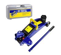 Cric Hydraulique Rouleur 2 Tonnes - Profil Bas (135-350mm) - cric hydraulique Voiture 2 T, Idéal pour Voitures, SUV, Camions et Ateliers
