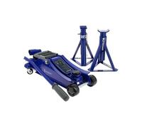 Cric hydraulique rouleur - - 9558 - Capacité de levage : 1800 kg - Hauteur de levage : 105mm a 350mm.