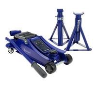 Cric hydraulique rouleur 9558 Capacité de levage : 1800 kg Hauteur de levage