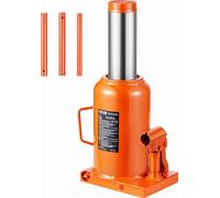 VEVOR Cric bouteille hydraulique 50 t, cric bouteille soudé avec longue poignée en 3 sections, gamme de levage 280-440 mm, pour voiture, pick-up, camion, réparation automobile, ingénierie industrielle