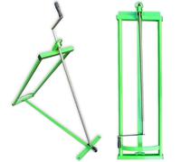 TERRE JARDIN - Lève Tracteur Tondeuse, Pliable à roulettes, avec Treuil, Cric de Levage 350 kg, Inclinaison 44°, Hauteur Max 80 cm - Lève Tondeuse à Gazon Tracteur, Stable et Robuste