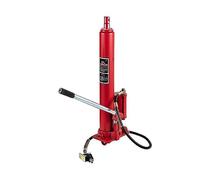 Cric long hydraulique/pneumatique 8 tonnes/17363 lb de capacité, avec pompe à piston unique et base à chape nacelle manuelle pour le travail