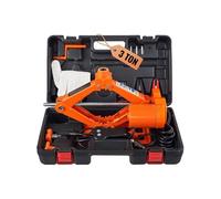 VEVOR Cric électrique pour voiture 3 t/2993,7 kg 12 V, cric à ciseaux électrique à double patin avec télécommande, cric portable pour remplacement de pneus de berline, SUV et camion