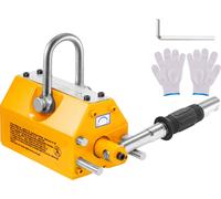 Cric magnétique de SucceBuy, capacité de levage de 2200 lbs/1000 kg, facteur de sécurité 2,5, acier au néodyme, fonction de déverrouillage, aimant de levage permanent pour palans lourds, grues d'ateli