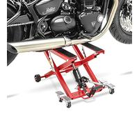 Cric Moto ConStands Mid-Lift XL Rouge pour Harley Davidson Night Train (FXSTB), Night-Rod/Special (VRSCDX)/(VRSCD), Road King (FLHR/I), Road King Classic/Custom (FLHRC/I)/(FLHRSI)
