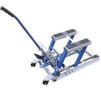 Cric moto, mécanisme de levage hydraulique, 1500 lbs de capacité, bleu