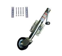 Cric pivotant Robuste pour remorque Marine - Cric de Levage pivotant pour remorque, Roue Jockey, Roue Jockey Robuste avec Roue de 15 cm, capacité de Charge de 540 kg, Facile à Assembler, po