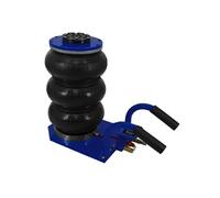 Cric Pneumatique 3,5T / 3500KG - Acier - Capacité de Levage de 16,5 à 40 cm - Pression 8kg/cm² - Temps Gonflage Rapide 3 à 5 Secondes - Compact et Portable - Garage, Atelier, Mécanicien à Domicile