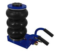 Cric Pneumatique 3,5T / 3500KG - Acier - Capacité de Levage de 16,5 à 40 cm - Pression 8kg/cm² - Temps Gonflage Rapide 3 à 5 Secondes - Compact et Portable - Garage, Atelier, Mécanicien à Domicile