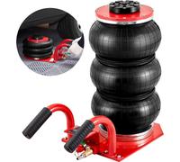 Cric pneumatique avec triple sac Triple Bag Air Jack 3 t - hauteur de levage sur coussin d'air 140-450 mm - temps de levage 5 minutes - poignée courte - économie de travail - rouge
