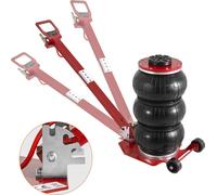 Cric pneumatique Triple Bag Air Jack 3 t, triple sac Cric pneumatique 140-450 mm Hauteur de levage Airbag Cric pneumatique, 5 minutes de levage Cric pneumatique à longue poignée, réparation de crics v