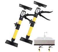 Cric Pour Meubles - Acier 30-59cm | Lot de 2 Tiges De Support Rapide Et Réglable | Outils Multifonction Pour Menuiserie, Installation, Levage Et Rénovation Maison Et Chantier