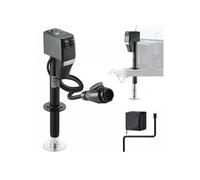 Cric Remorque Électrique Charge 2268 kg Cric Électrique de Camping-Car Plage Levage 230-686 mm pour Caravanes Camping-cars, avec