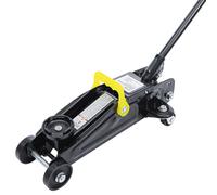 CRIC ROULEUR HYDRAULIQUE 1 TONNE, 2 ROULETTES FIXES ET 2 ORIENTABLES