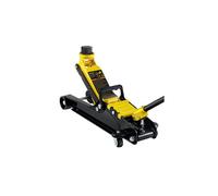 Cric rouleur hydraulique profil bas, capacité 2,5 T, levage 85-380 mm, acier, pompe rapide à piston unique