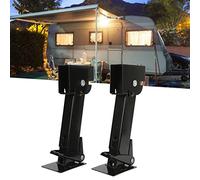 Cric Stabilisateur de Camping-Car pour Remorque de Camping-Car, 2 Vérins Stabilisateurs en Fer pour Camping-Car, Vérins Stabilisateurs Télescopiques Pliables, capacité de Support