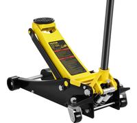 VEVOR Cric rouleur cric de plancher à profil bas 2,5 T double piston en acier Jaune