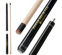 CRICAL Break Jump Lot de 3 queues de billard en érable canadien Pointe 13,5 mm