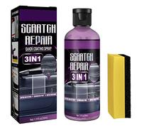Cricia Spray de revêtement de Voiture Rapide 3 en 1 Haute Protection, Spray de Cire de Voiture, Anti-Rayures Auto Scratch Swirl Repair Solvant Paint Restorer Repair