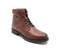 Crick Men's 'Hawkes' Ankle Derby Leather Zip Boots, Fashionable, Trendy, Comfortable, Perfect for Walking, Trendy Leather boots