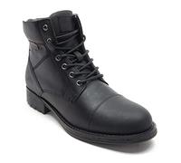 Crick Men's 'Hawkes' Ankle Derby Leather Zip Boots, Fashionable, Trendy, Comfortable, Perfect for Walking, Trendy Leather boots
