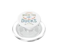 Cricket Amusant où Vous ne Voulez Pas Tous Vos Canards dans Une rangée PopSockets PopGrip pour MagSafe
