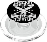 Cricket is Not Just A Game It is My Life - Cricket is Not Just A Game It is My Life PopSockets PopGrip pour MagSafe