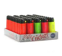 Cricket Lot de 50 briquets Mini Fluo