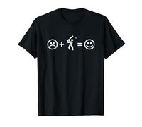 Cricket Makes Happy Funny Cricket Player Coach Cricket T-Shirt Graphique avec Valeur