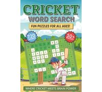 Cricket Word Search: A Fun Puzzle Book for Cricket Lovers of All Ages | Relaxing and Fun Cricket-Themed Word Finds | Great for Family Time, Travel & ... and Vacations ... 6x9inches travel size