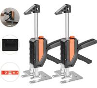 Crics à bras efficaces, jeu de 2, capacité 200kg, couleur noire, levage économisant le travail - 195mm