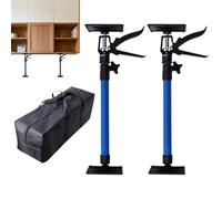Crics d'armoire | Poteau de support télescopique réglable de 48,3 à 114,3 cm, tige de bras, système d'ascenseur pour économie de main-d'œuvre, support robuste pour construction de panneaux, auvent