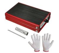 Crics pour Plancher Automobile Crochet de Levage Stable pour Moto, 500kg, avec Large Support de Levage pour véhicule et Moto en Acier, adapté