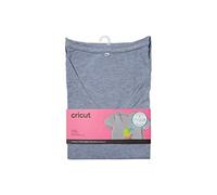 Cricut 2007567 Women's V Neck T-Shirt Gray-XXL Infusible Ink Blanks
