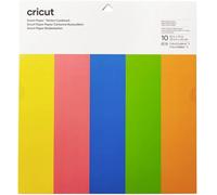 Cricut 2008318 Carton de couleur Largeur de coupe 30.5 cm jaune, rouge, bleu bleuet, vert clair, mandarine
