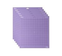Cricut adhérence forte tapis de machine, 30.5 x 30.5 cm, tapis de découpe réutilisables avec film, pour cardstock, Iron-on, vinyle etc., pour Explore & Maker - lot de 6