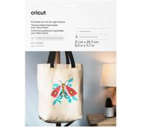 Cricut - Blanc - A4 (210 x 297 mm) 5 feuille(s) pack suspendu - papier de transfert thermocollant