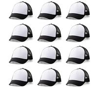 Cricut Blank Trucker Hat | 12-pack | For use with Cricut Hat Press & Cricut Infusible Ink