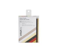 Cricut cartes à insert R20, Glitz & Glam échantillon, cartes de vœux personnalisées, compatible avec le tapis à cartes Cricut - lot de 10