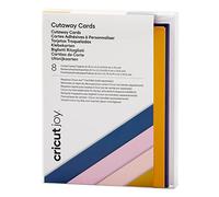 8 Cartes adhésives et enveloppes bleu /rose - Cricut - Cricut Multicolore