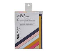 Cricut cartes aquarelle, format S40, papier blanc de haute qualité 300g /m², compatibles avec les tapis cartonnés, lot de 12