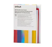 Cricut Cartes d'insert de transfert de feuille de cricut | Célébration | 12,1 cm x 16,8 cm (taille Cricut R40) | 12 pack | Pour une utilisation avec le tapis de carte Cricut - 2x2