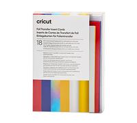 Cricut Cartes d'insert de transfert de feuille de cricut | Célébration | 8,9 cm x 12,4 cm (taille Cricut R10) | 18 pack | Pour une utilisation avec le tapis de carte Cricut - 2x2