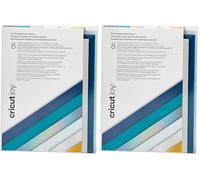 Cricut Cartes d'Insertion de Transfert de Papier d'Aluminium | Blue Lagoon | 10,8 cm x 14cm | 8 Pack | Pour Utilisation Avec Joy Card Mat et Tool To-Tool, A2 (Lot de 2)