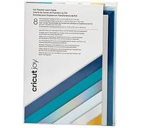Cricut Cartes d'insertion de transfert de papier d'aluminium Cricut Blue Lagoon 10 8 cm x 14cm 8 pack Pour une utilisation