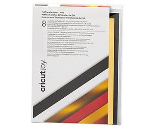 Cricut Cartes d'insertion de transfert de papier d'aluminium Royal Flush | 11,4 cm x 15,9 cm | 8 pack | Pour une utilisation Joy Card Mat To-Tool, Doré, A, Set de 8 Pièces