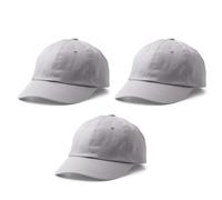 Cricut Casquettes grises – 3 pièces – compatibles Hat Press et HTV – Taille unique