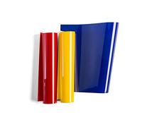 Cricut Everyday Iron-On Film rouge, jaune, bleu