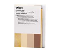 Cricut Cutaway Cards | Neutre | 12,1 cm x 16,8 cm (taille Cricut R40) | 12 pack | Pour une utilisation avec le tapis de carte Cricut - 2x2